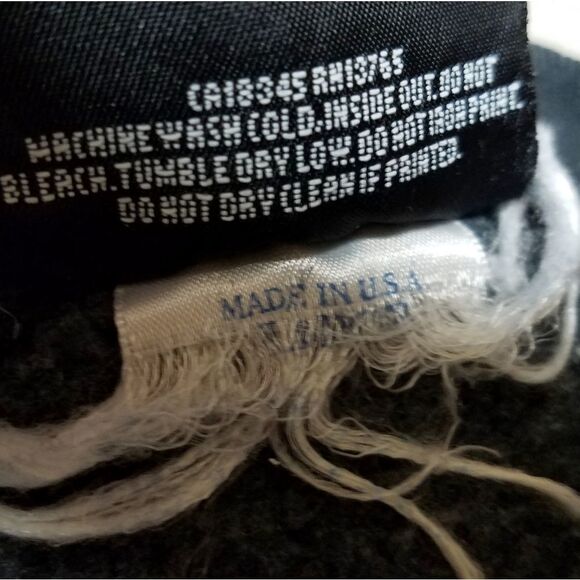 VINTAGE 1980s Front Row Orlando Magic Black Printed USA Made Warm Sweatshirt Med - Picture 14 of 14